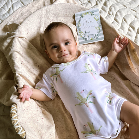 ORGANIC Toucan Short-Sleeved Bodysuit