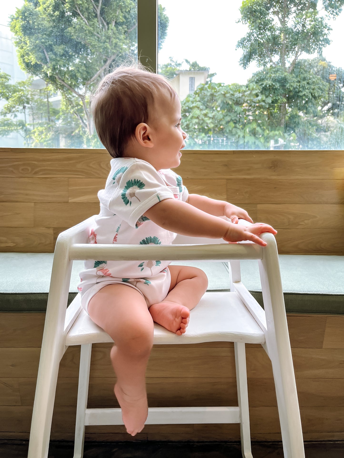 Traveller's Palm Short-Sleeved Bodysuit