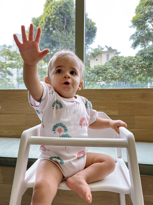 Traveller's Palm Short-Sleeved Bodysuit
