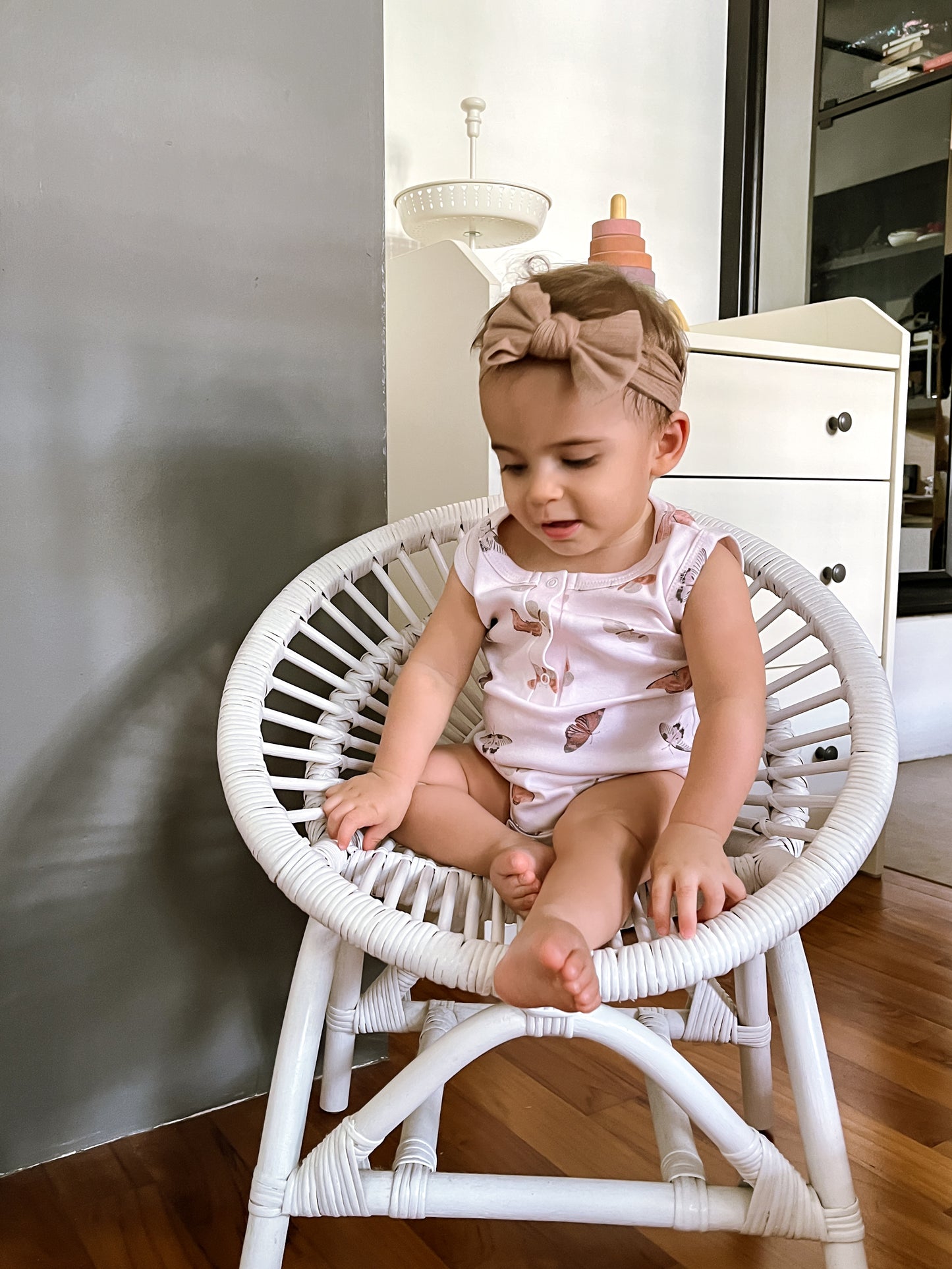Butterflies Sleeveless Bodysuit