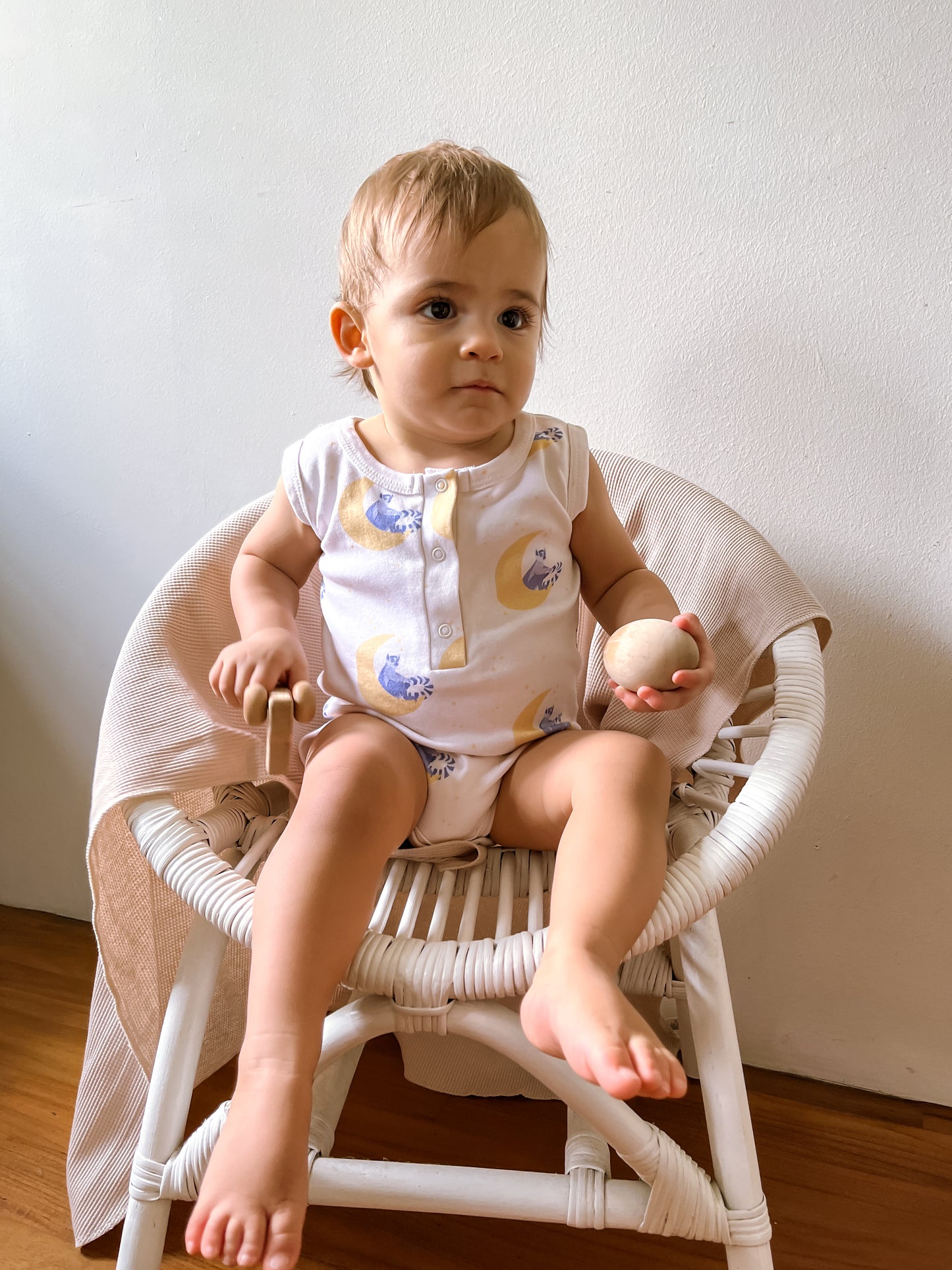 Lunar Lemur Sleeveless Bodysuit