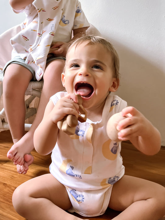 Lunar Lemur Sleeveless Bodysuit
