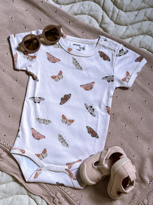 Butterflies Short-Sleeved Bodysuit