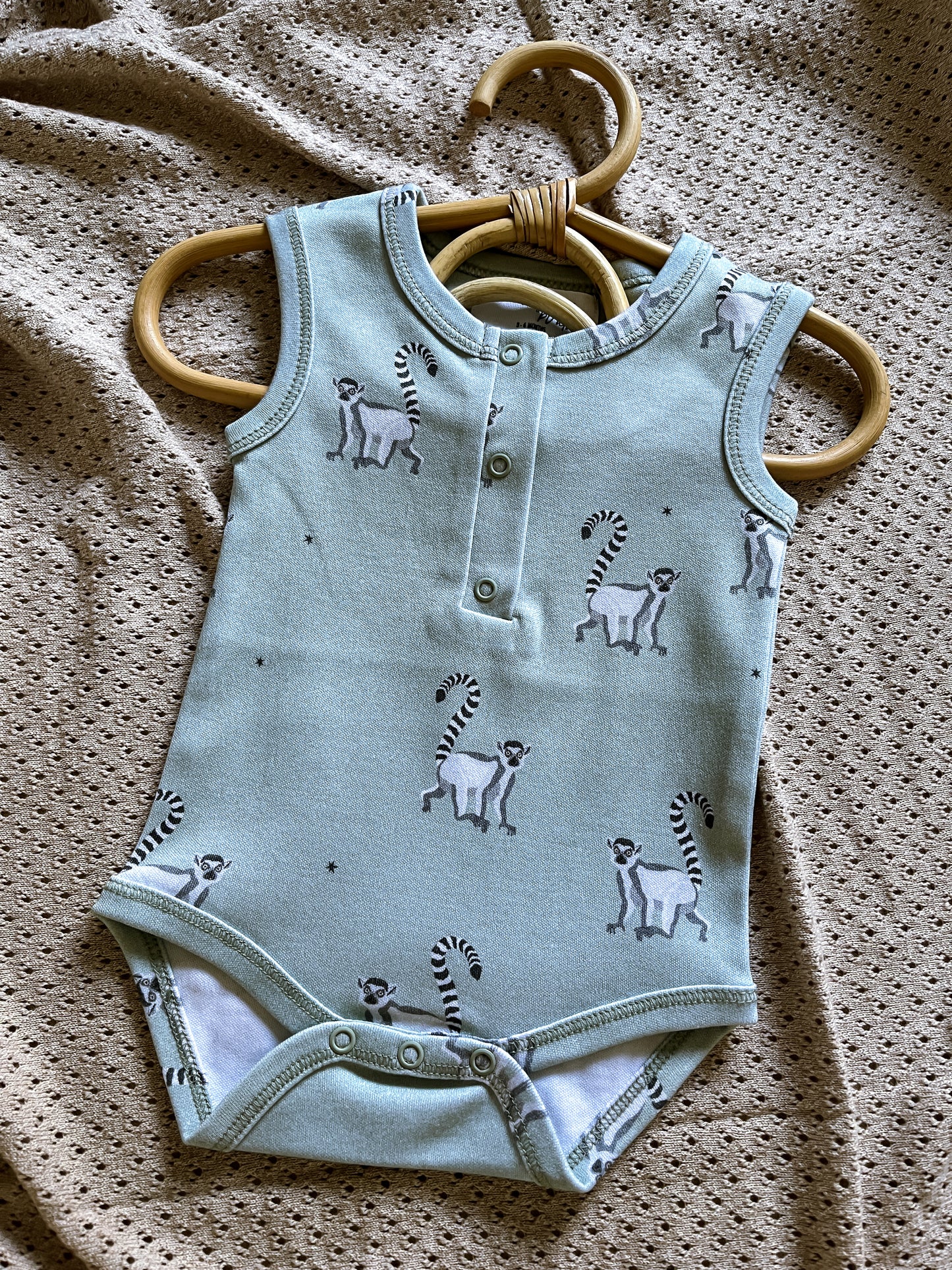 Stars and Lemurs Sleeveless Bodysuit