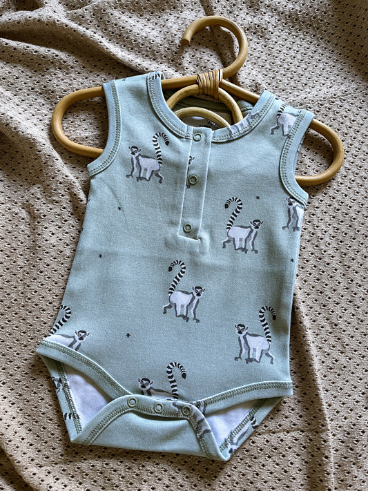 Stars and Lemurs Sleeveless Bodysuit