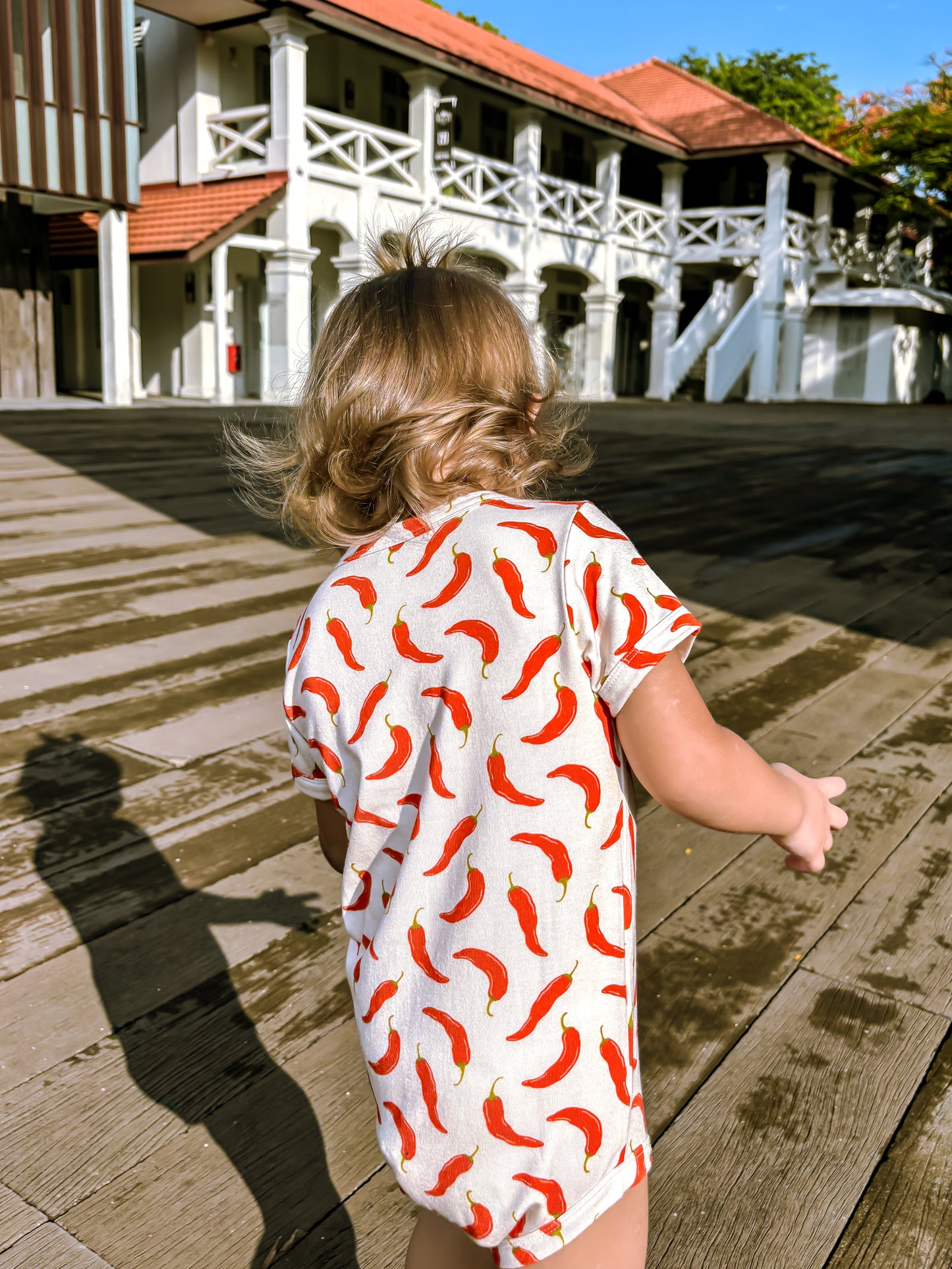 ORGANIC Chili Padi Short-Sleeved Bodysuit