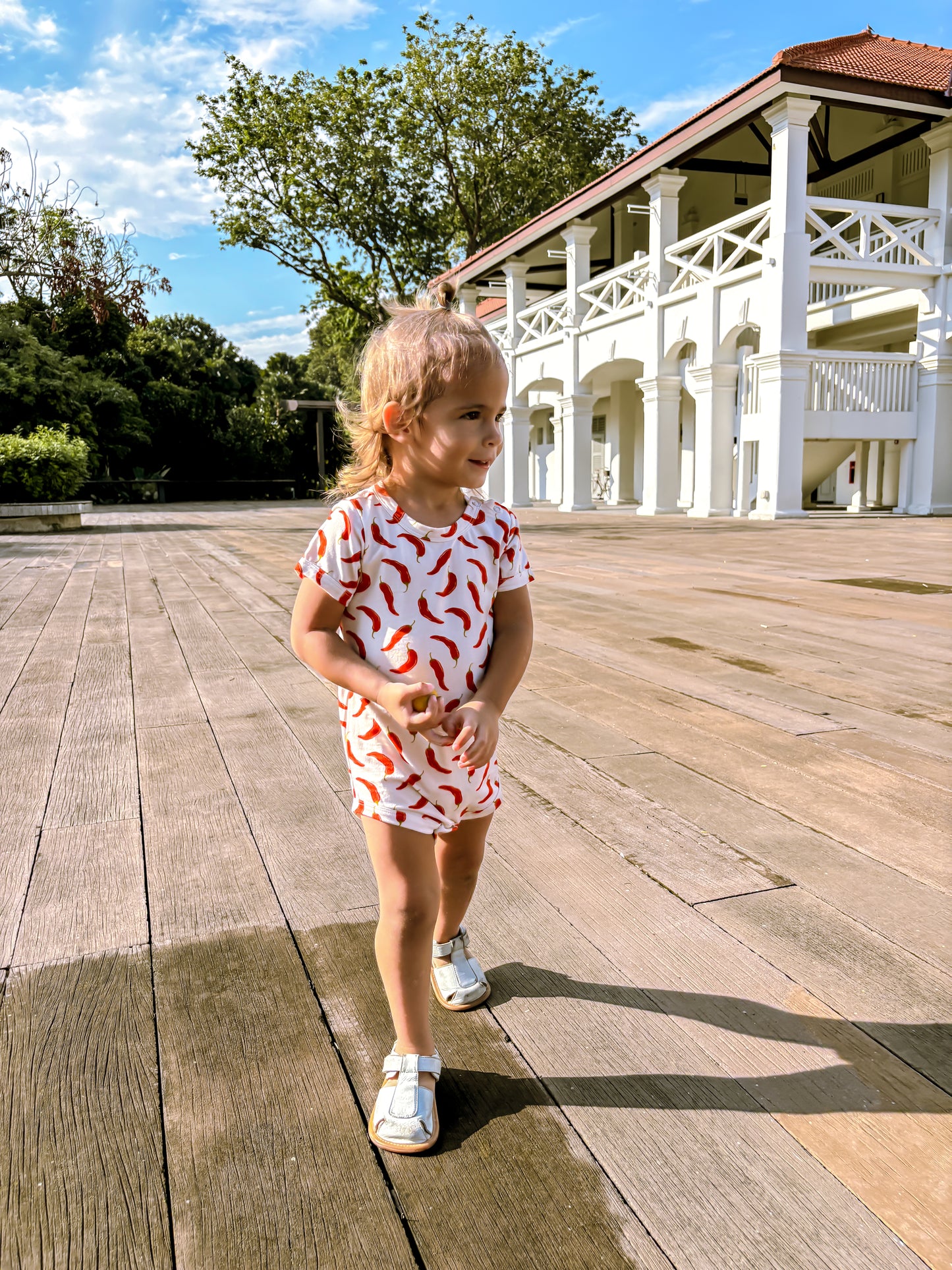 ORGANIC Chili Padi Short-Sleeved Bodysuit