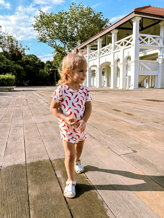 ORGANIC Chili Padi Short-Sleeved Bodysuit