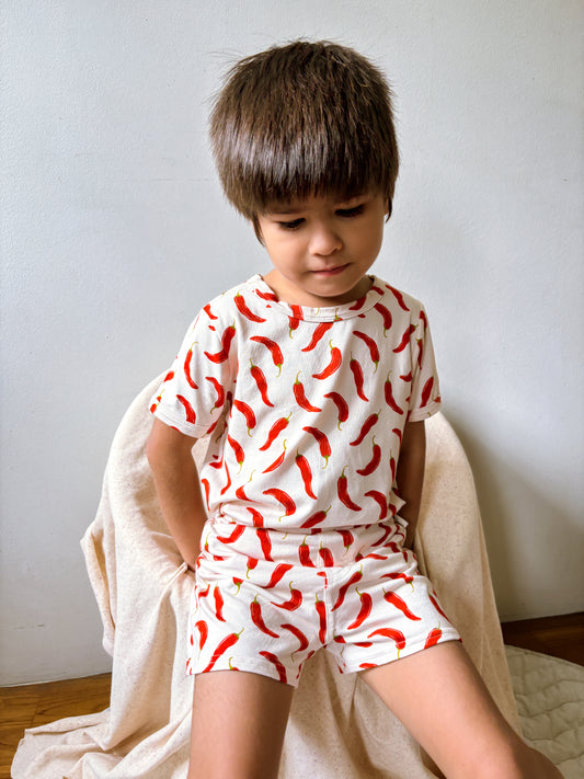 ORGANIC Chili Padi Tee & Shorts Set