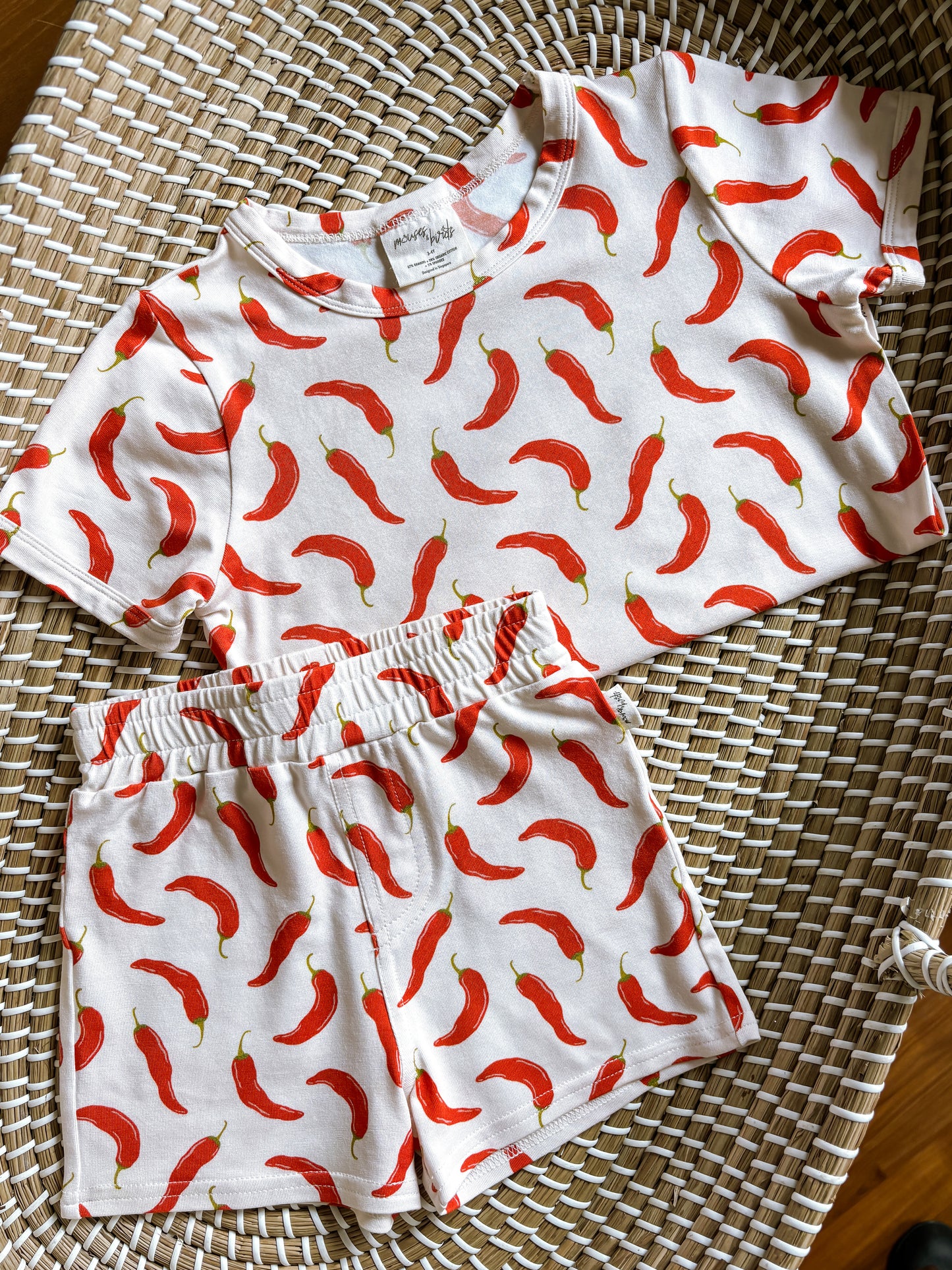 ORGANIC Chili Padi Tee & Shorts Set