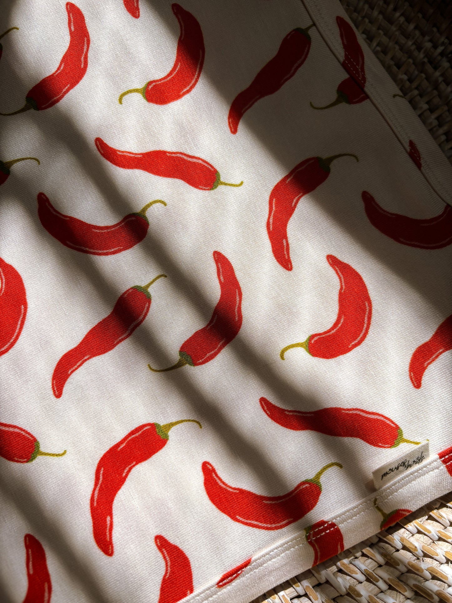 ORGANIC Chili Padi Swaddle|Wrap|Blanket