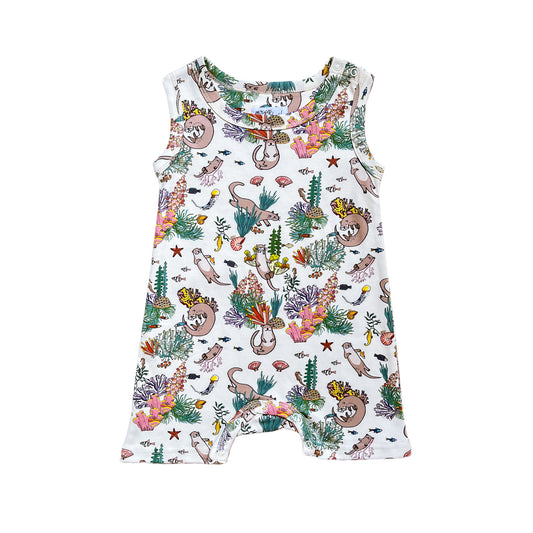 Wild About Singapore! Marine Otter Sleeveless Boyshort Romper