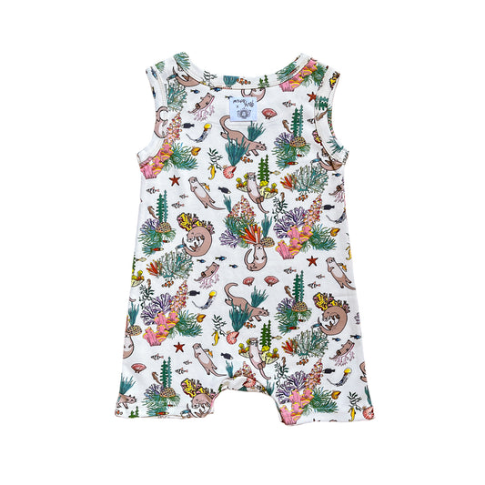 Wild About Singapore! Marine Otter Sleeveless Boyshort Romper