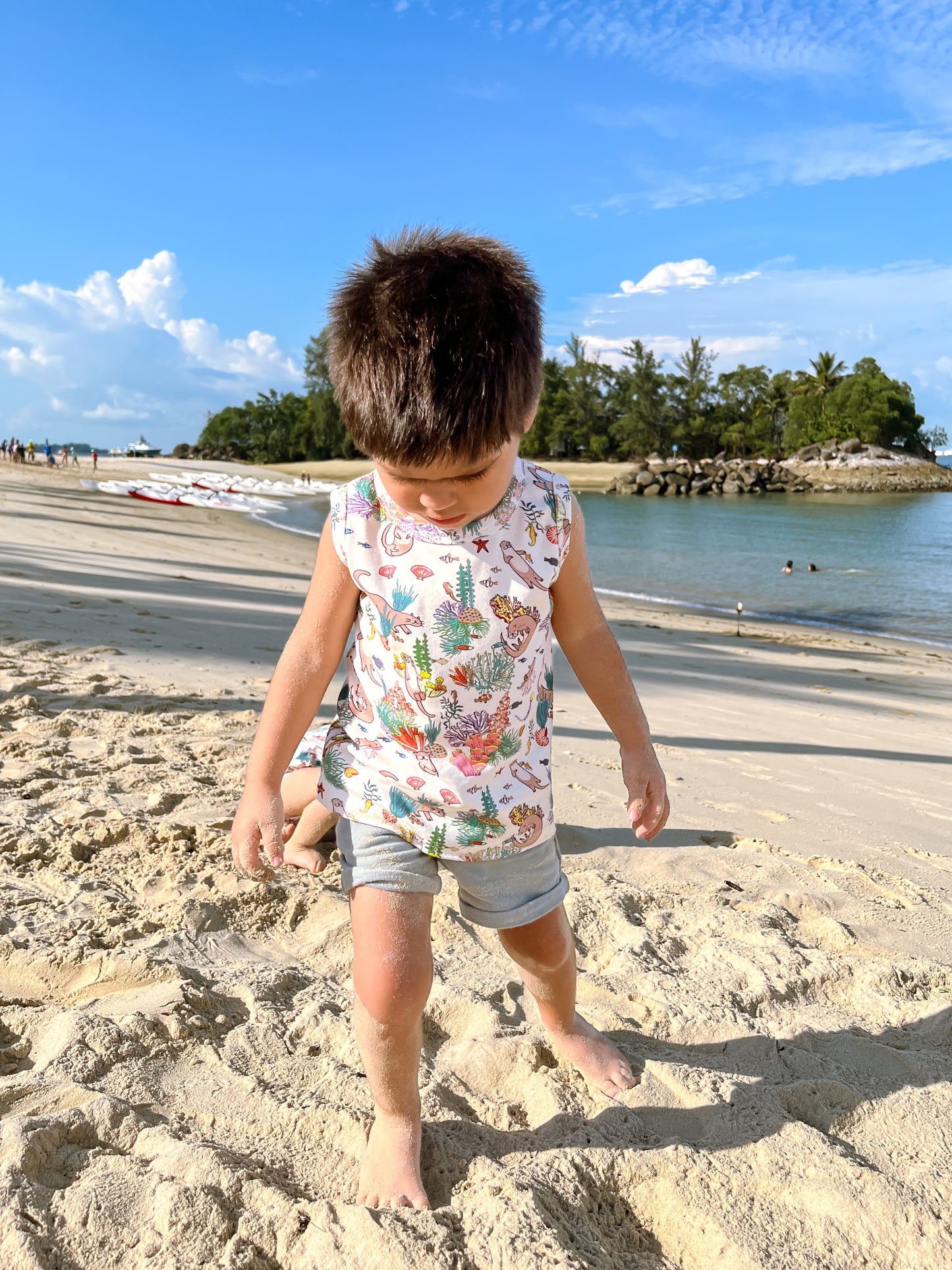 Wild About Singapore! Marine Otter Tank Top
