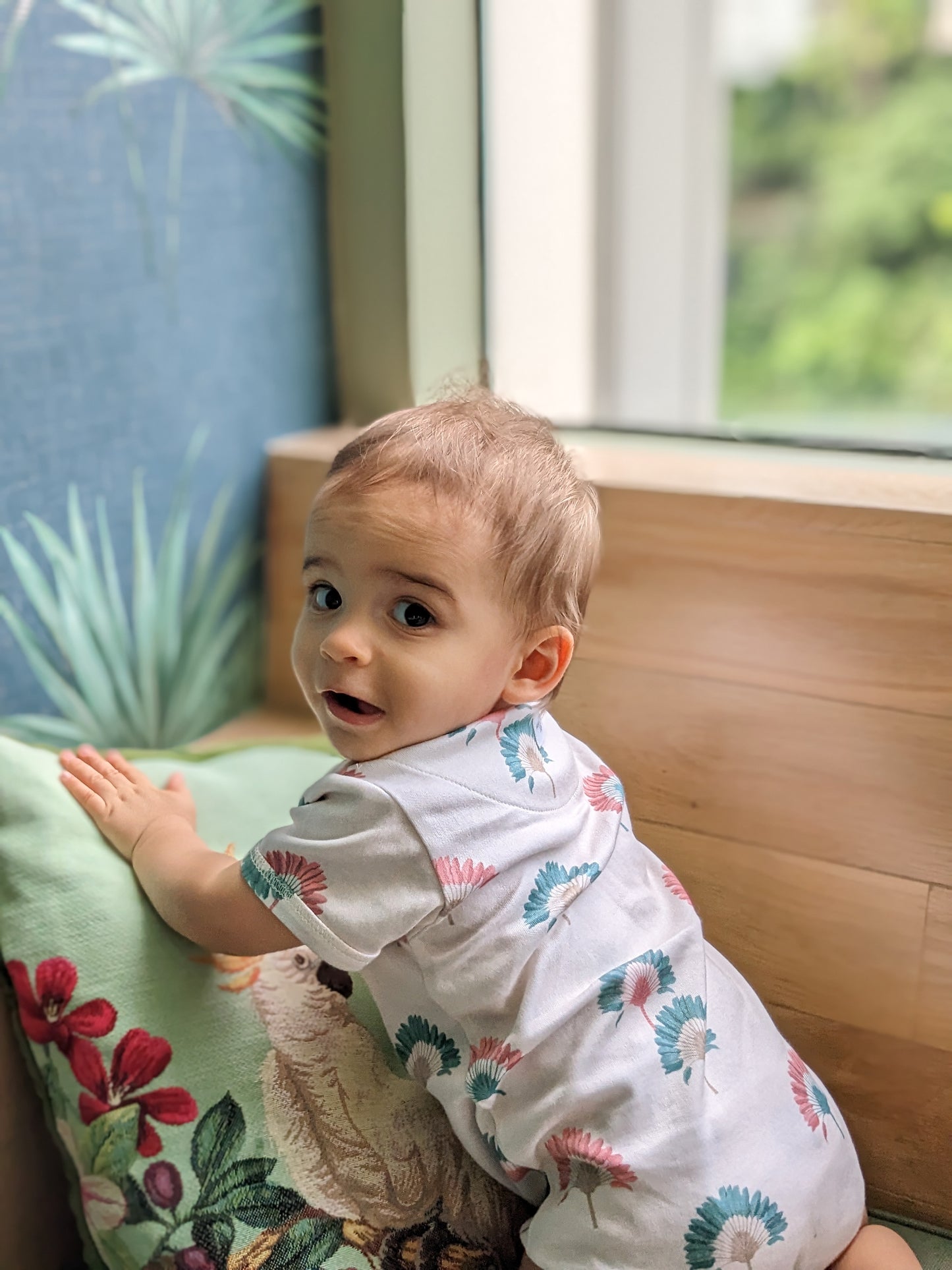 Traveller's Palm Short-Sleeved Bodysuit