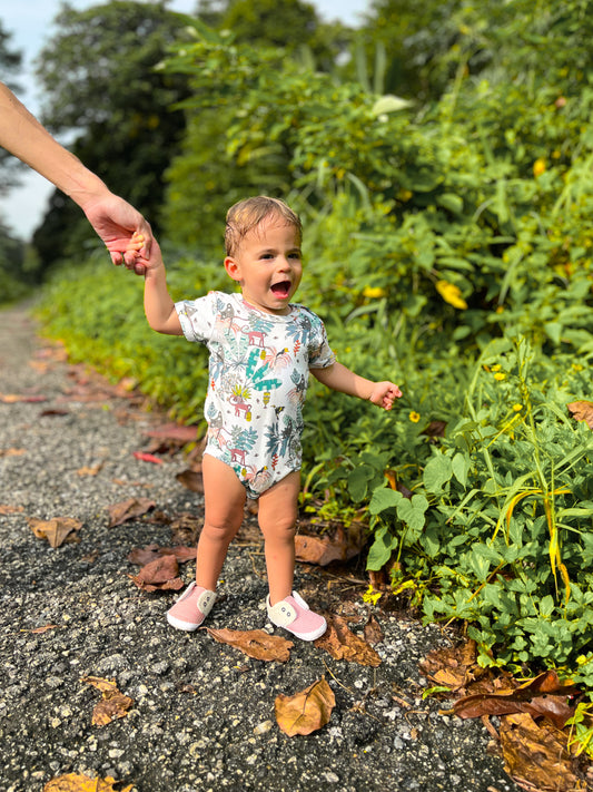 Wild About Singapore! Tropical Forest Short-Sleeved Bodysuit