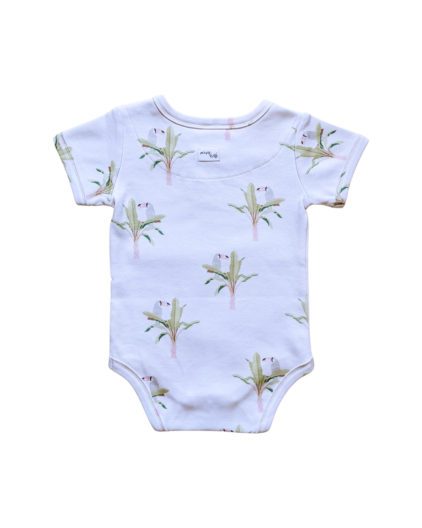 ORGANIC Toucan Short-Sleeved Bodysuit