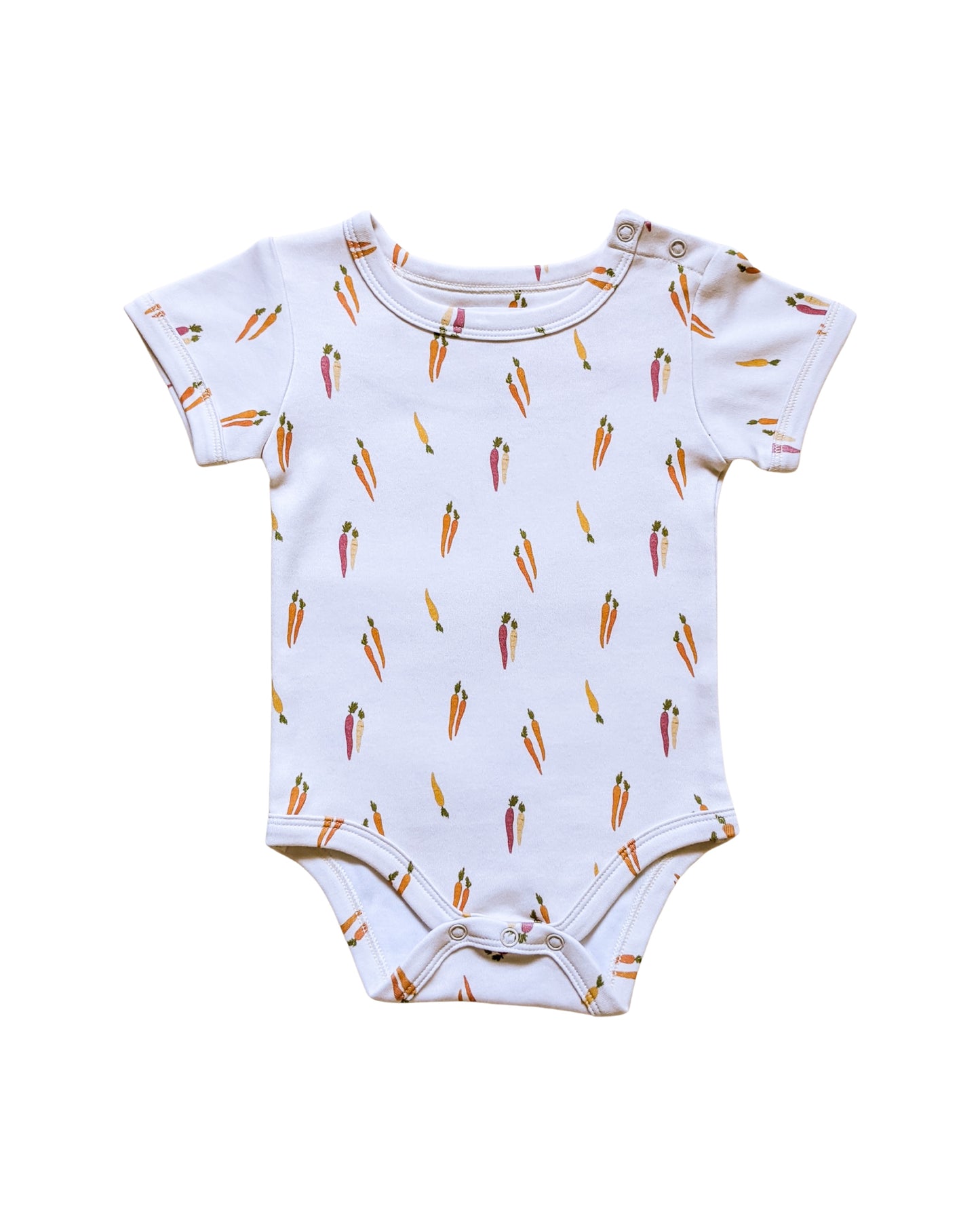 ORGANIC Carrots Short-Sleeved Bodysuit