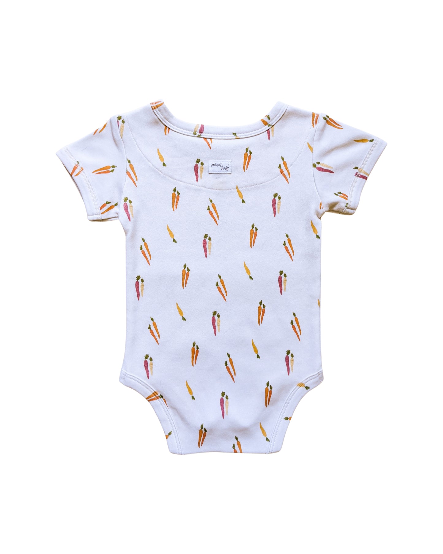 ORGANIC Carrots Short-Sleeved Bodysuit