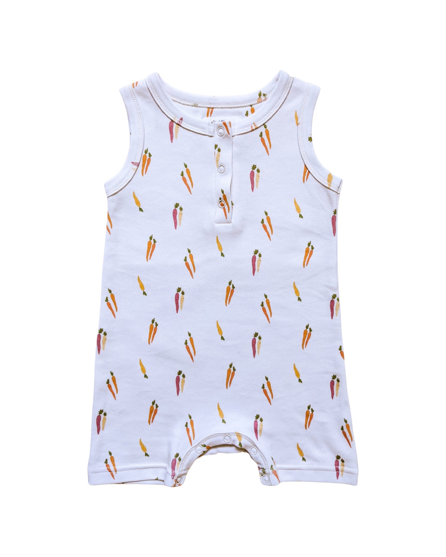 ORGANIC Carrots Sleeveless Boyshort Romper