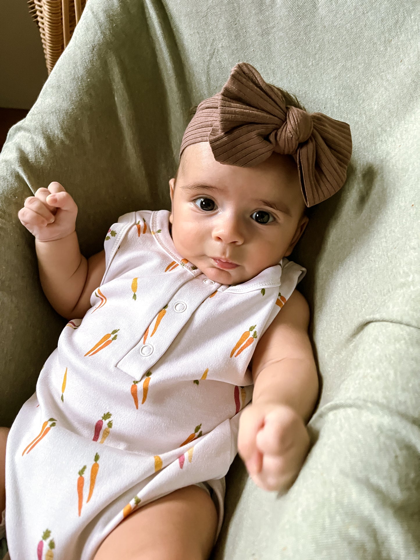ORGANIC Carrots Sleeveless Bodysuit