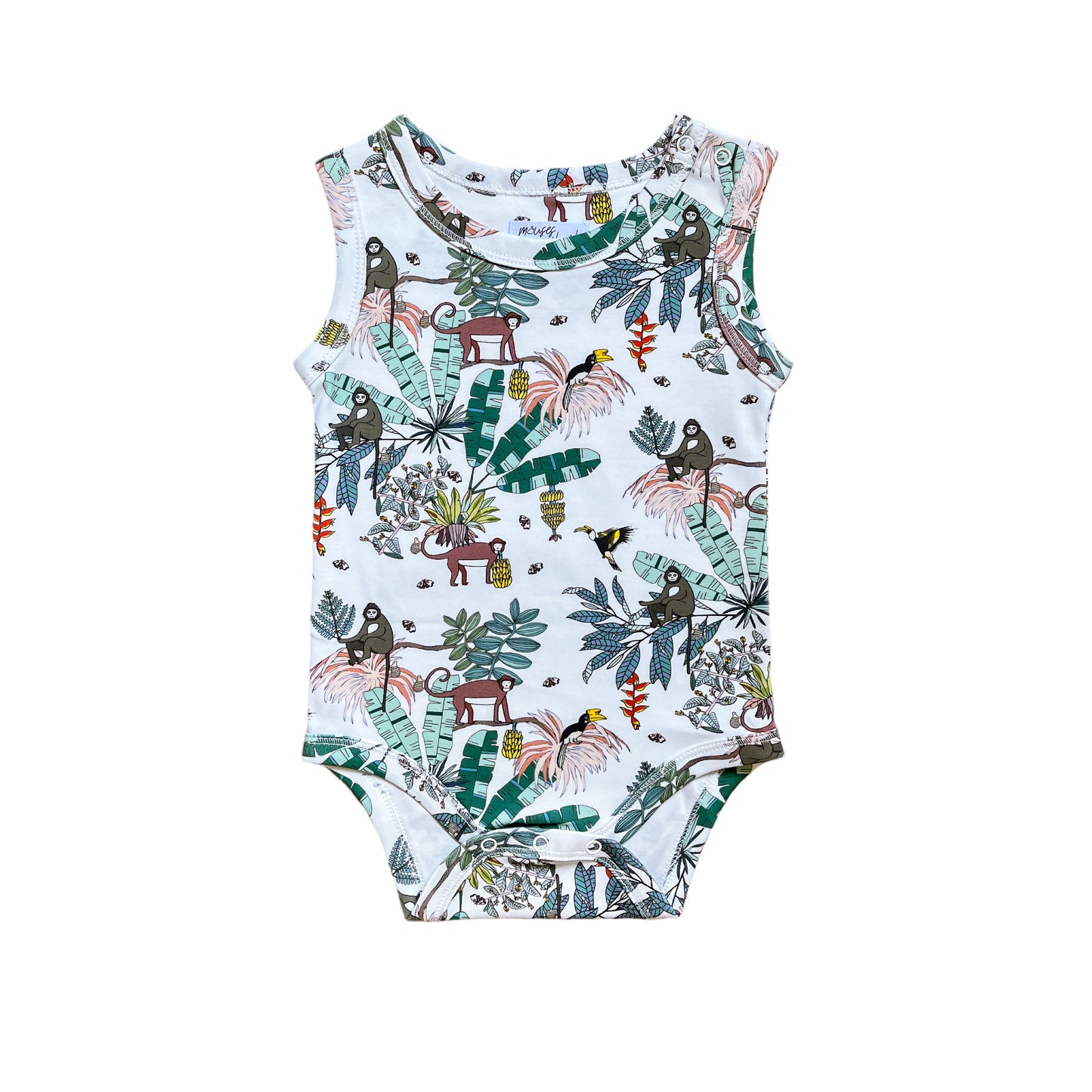 Wild About Singapore! Tropical Forest Sleeveless Bodysuit