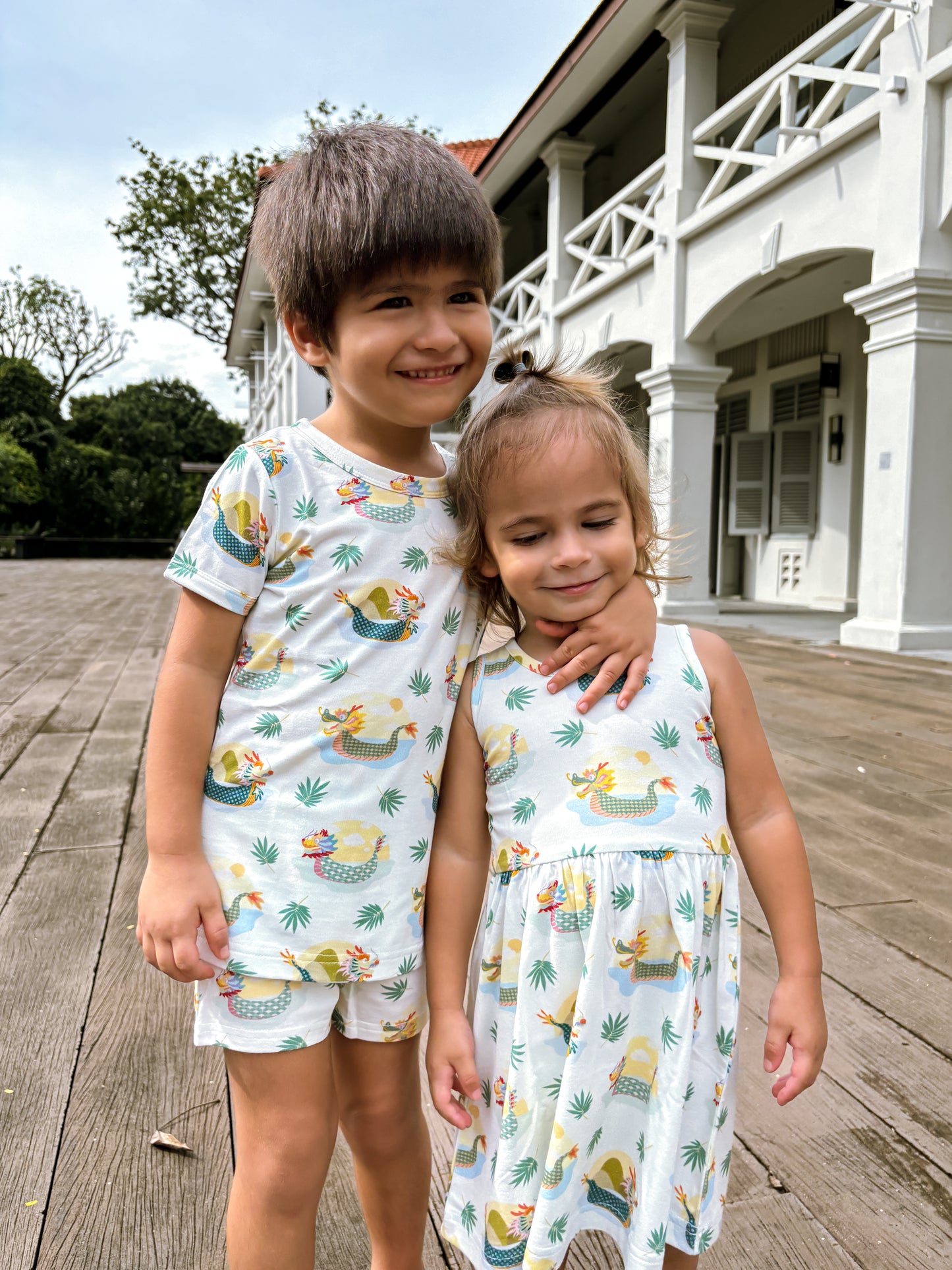 ORGANIC Dragonboats Tee & Shorts Set
