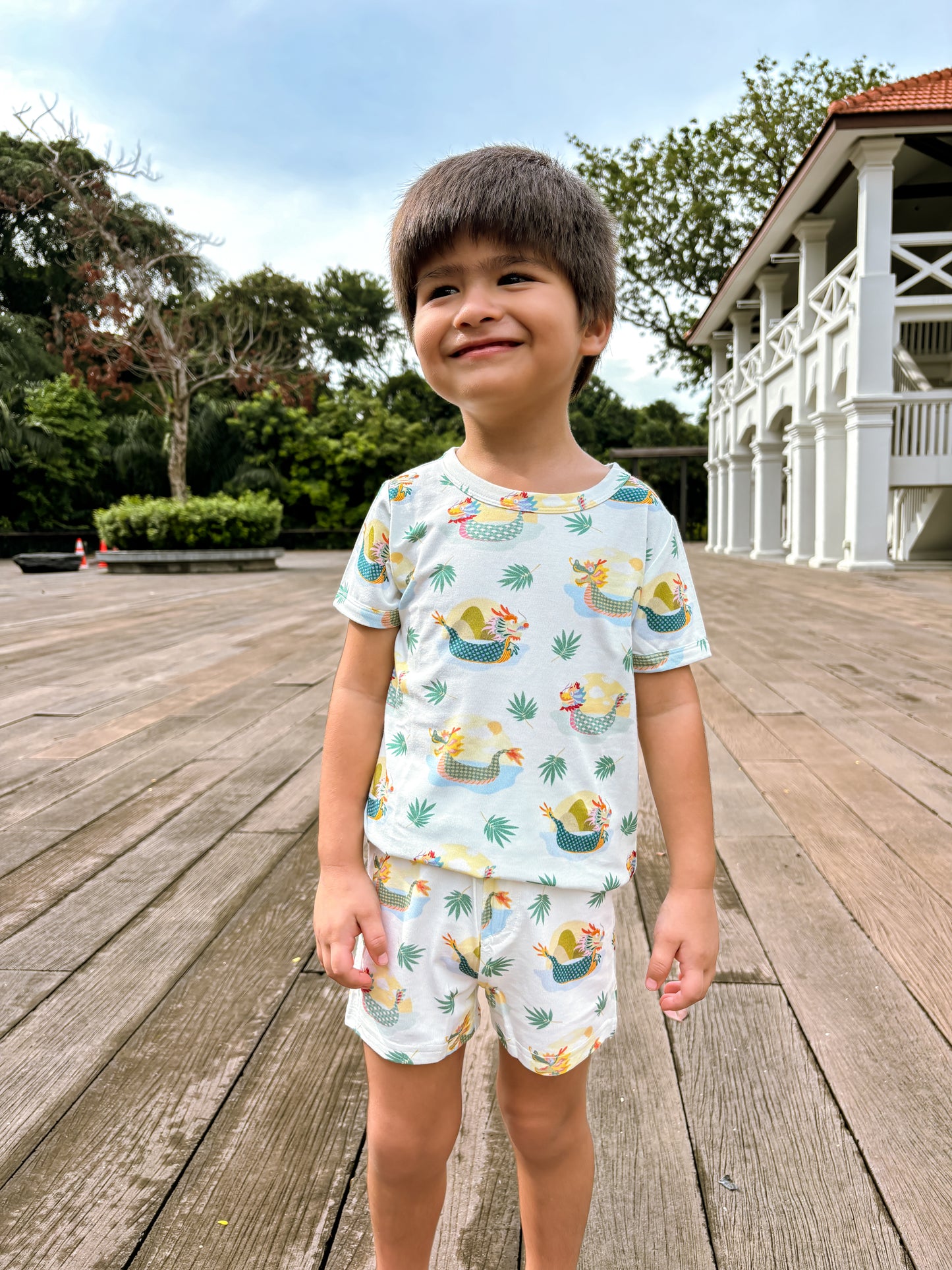 ORGANIC Dragonboats Tee & Shorts Set