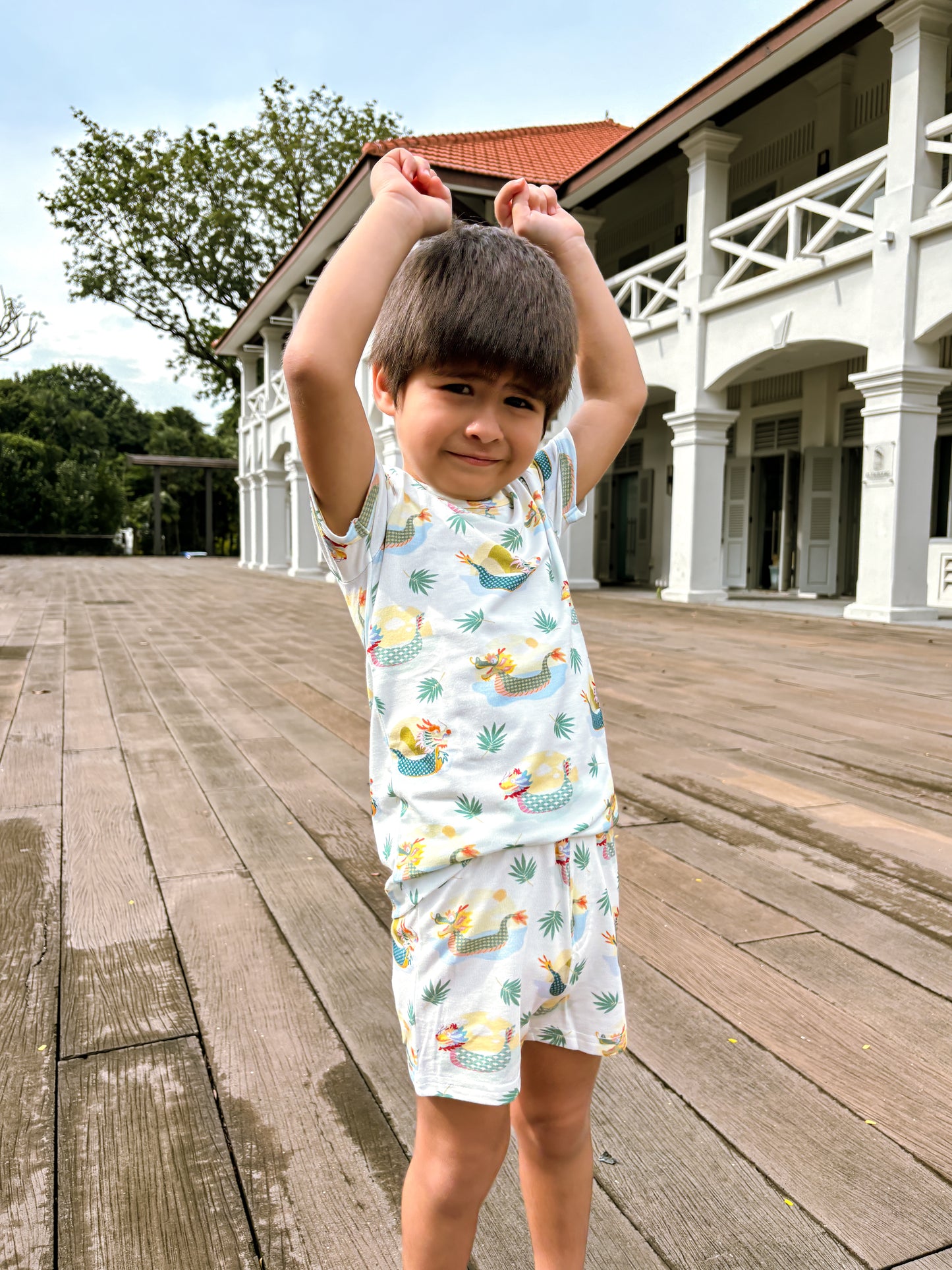 ORGANIC Dragonboats Tee & Shorts Set