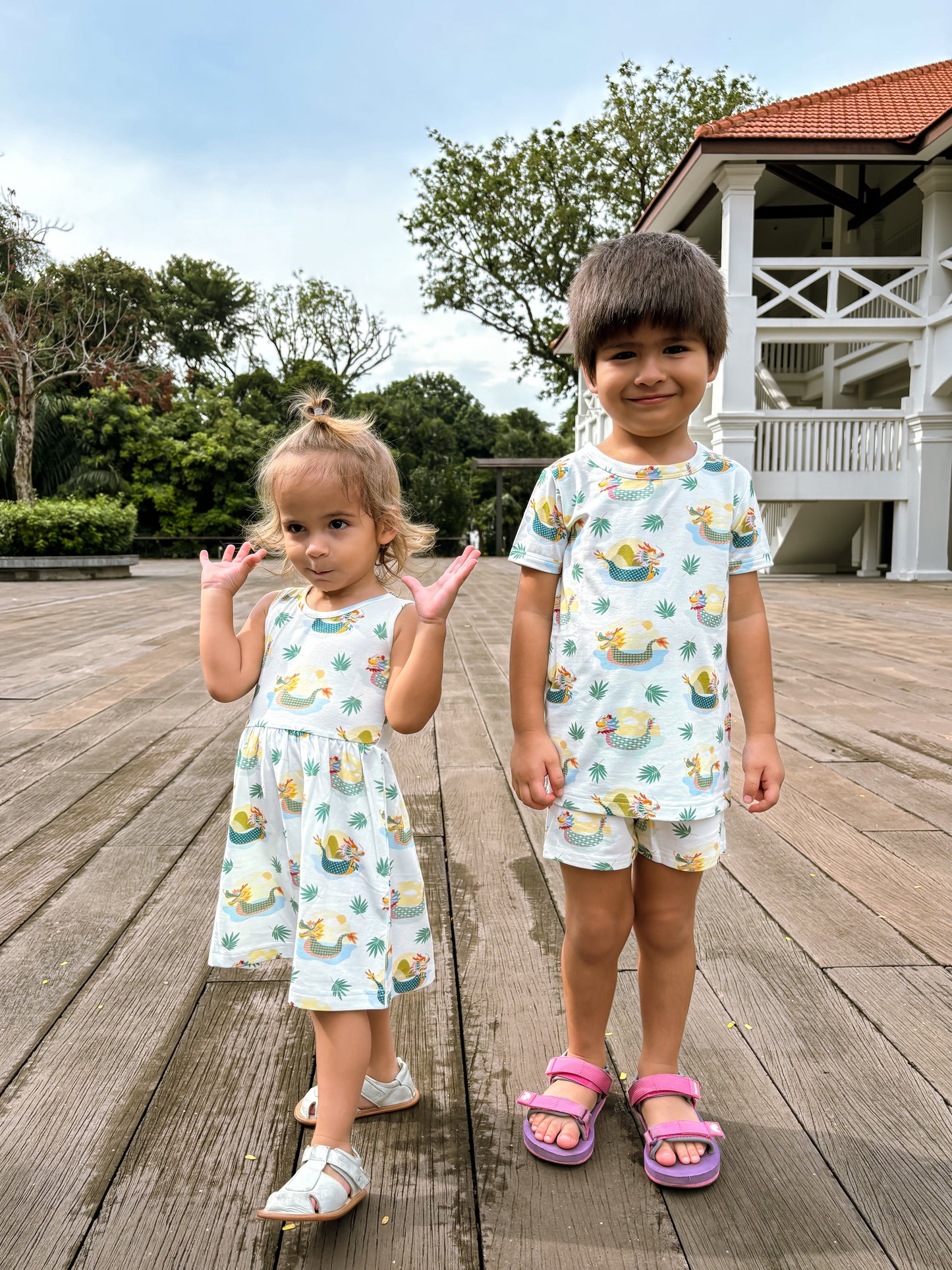 ORGANIC Dragonboats Tee & Shorts Set