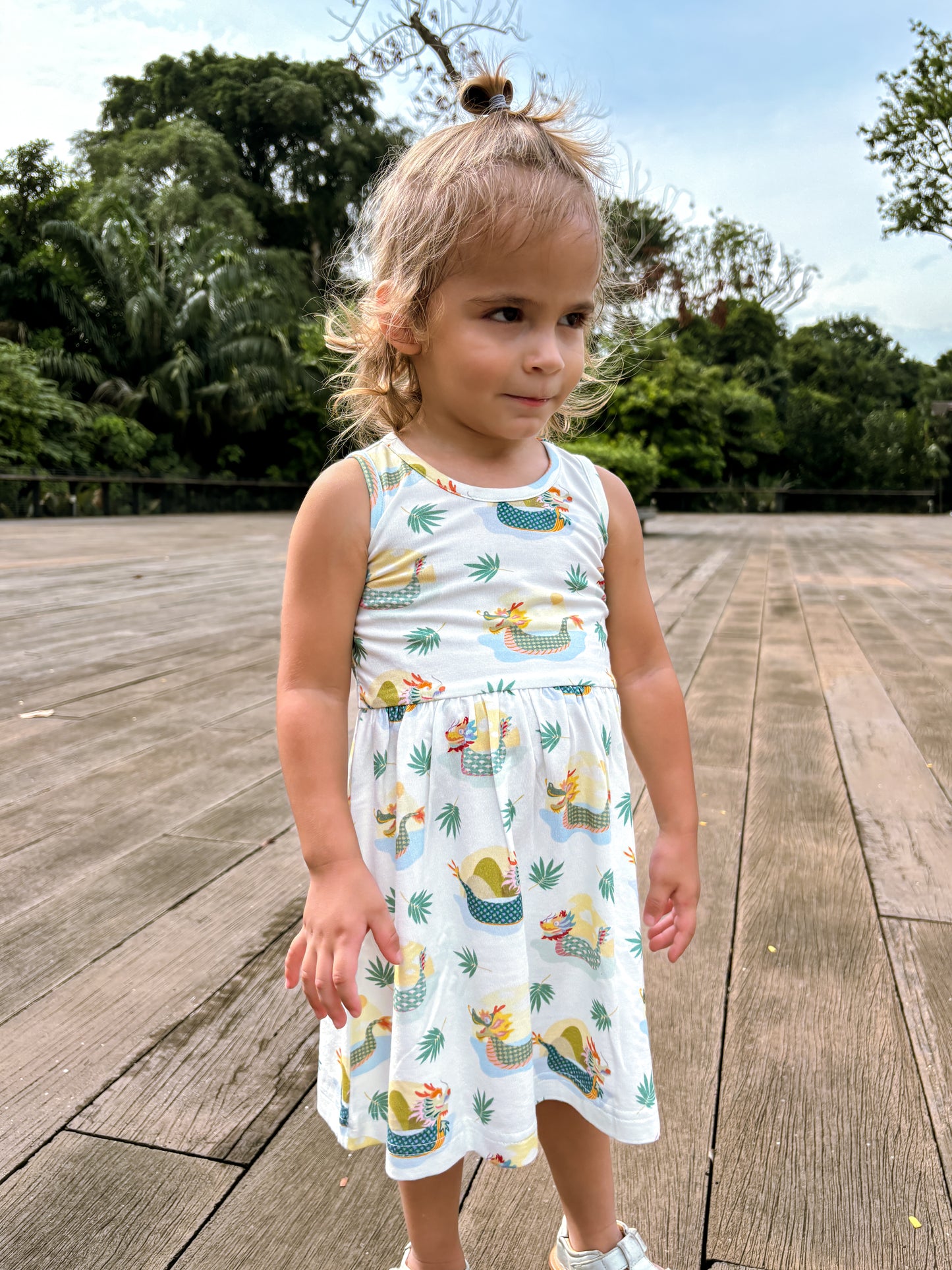 ORGANIC Dragonboats Sleeveless Dress