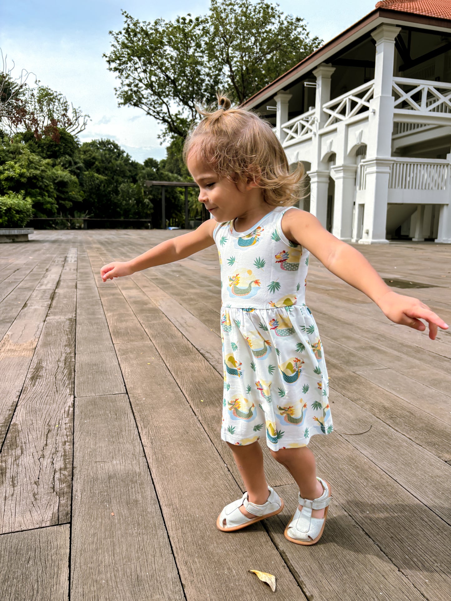 ORGANIC Dragonboats Sleeveless Dress