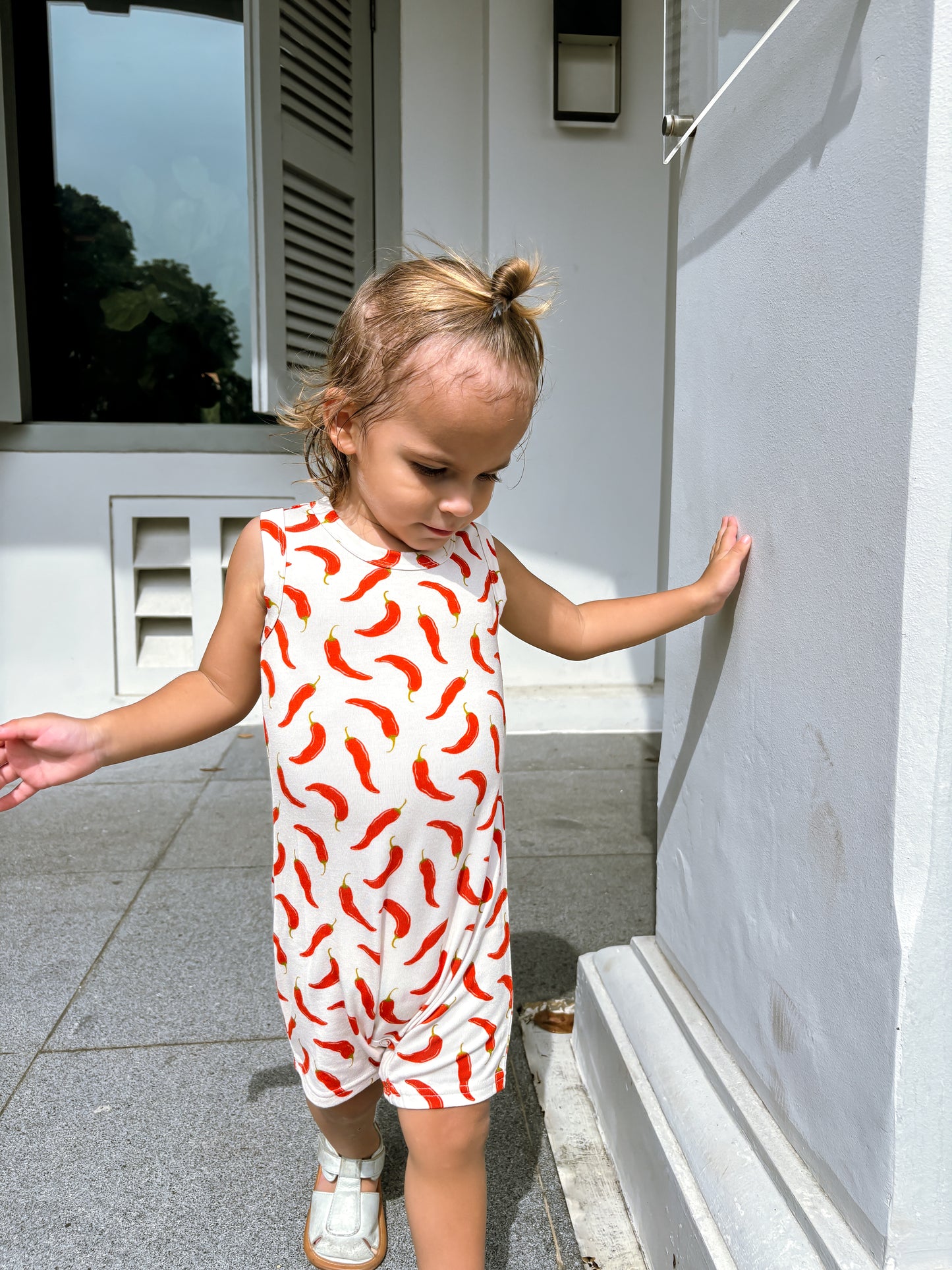 ORGANIC Chili Padi Sleeveless Boyshort Romper