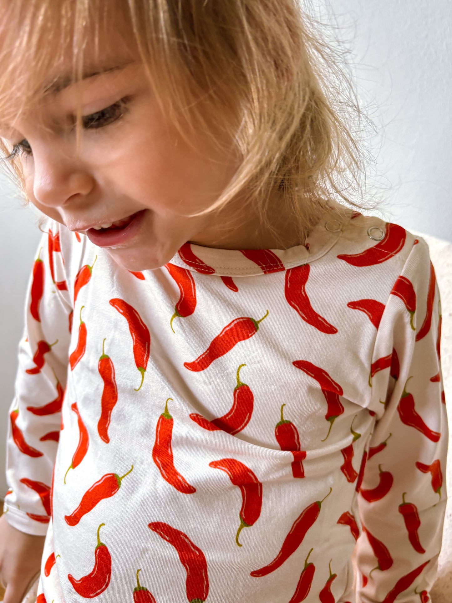 ORGANIC Chili Padi Long-Sleeved Bodysuit