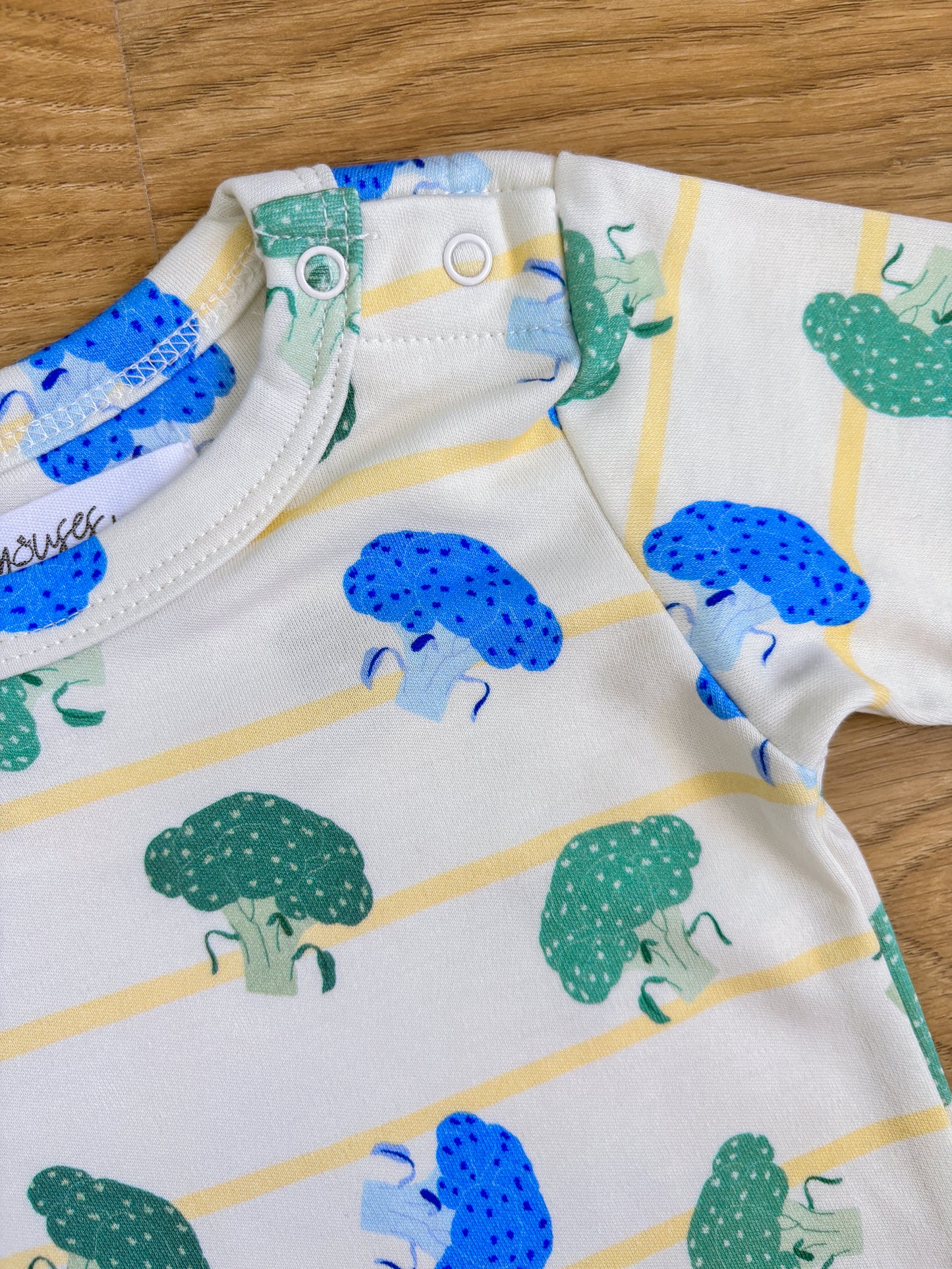 ORGANIC Broccoli Harvest Long-Sleeved Bodysuit