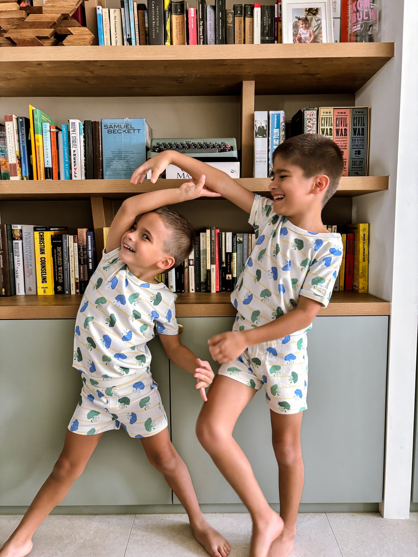 ORGANIC Broccoli Harvest Tee & Shorts Set