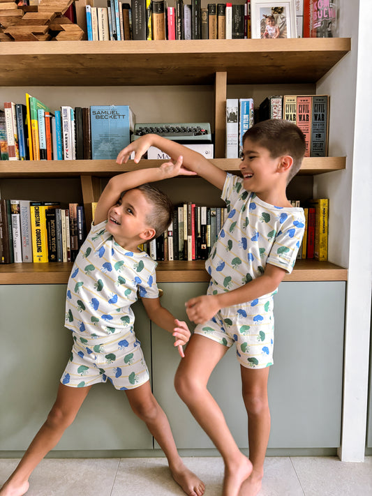 ORGANIC Broccoli Harvest Tee & Shorts Set