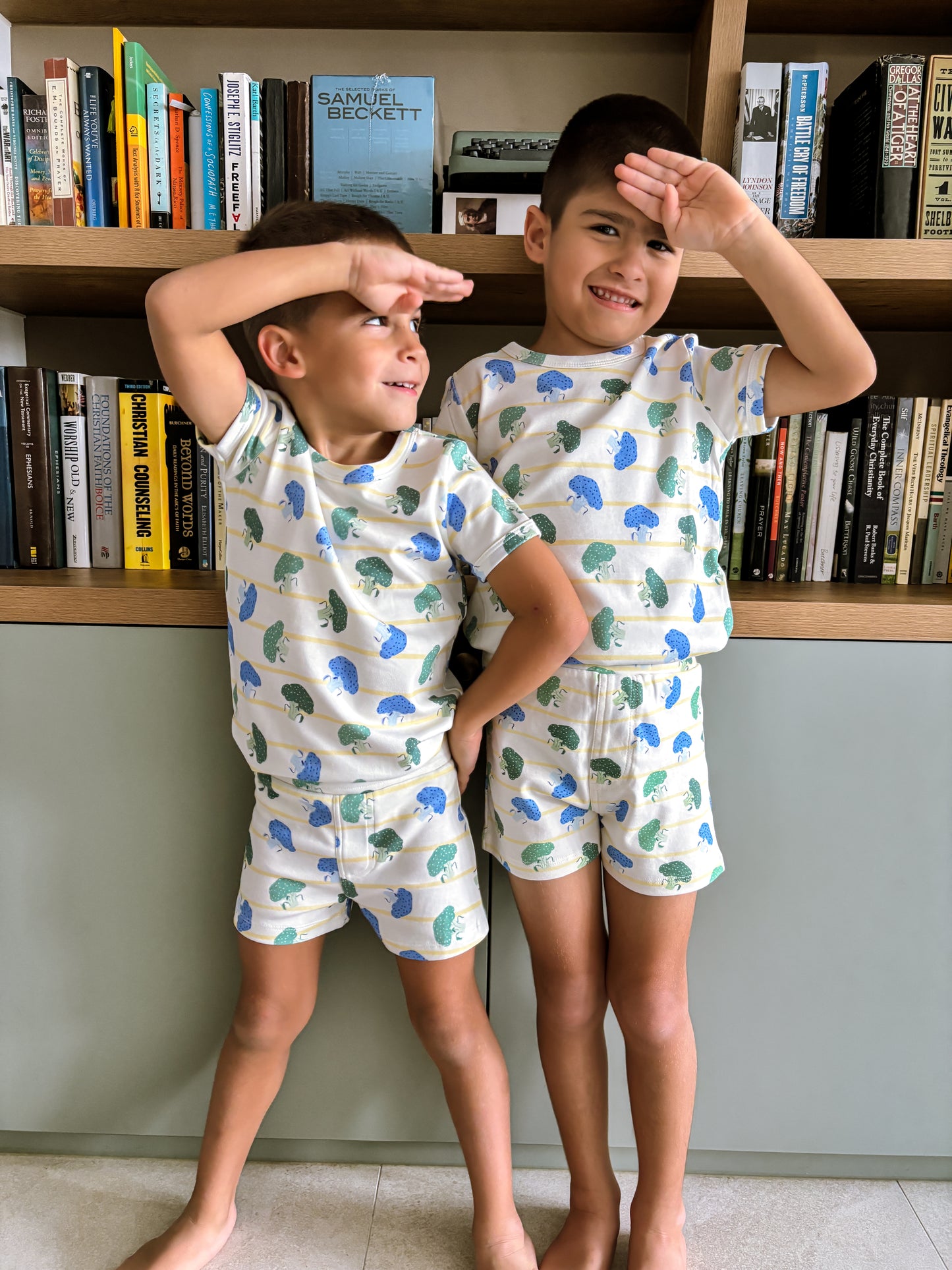 ORGANIC Broccoli Harvest Tee & Shorts Set