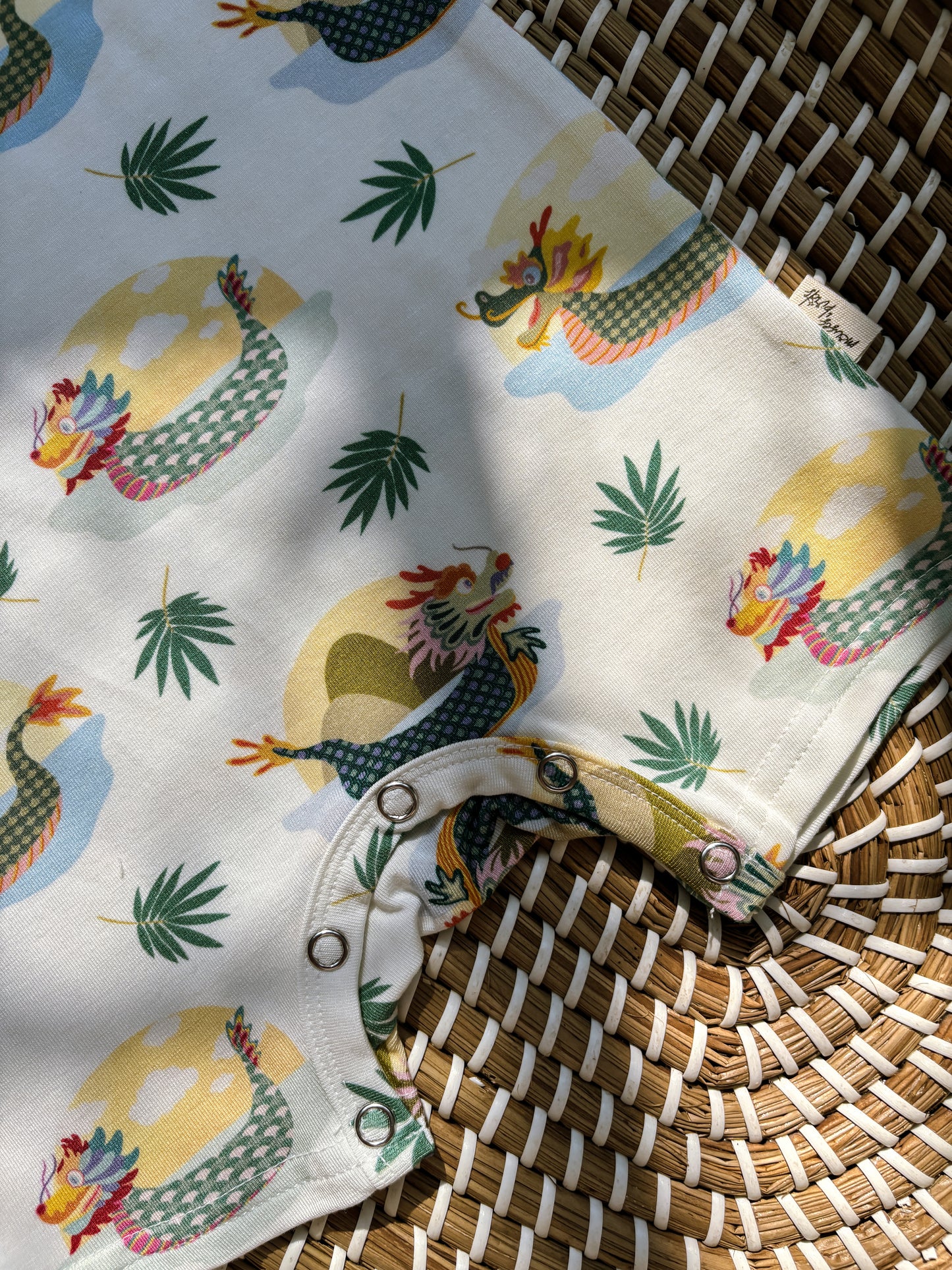 ORGANIC Dragonboats Sleeveless Boyshort Romper