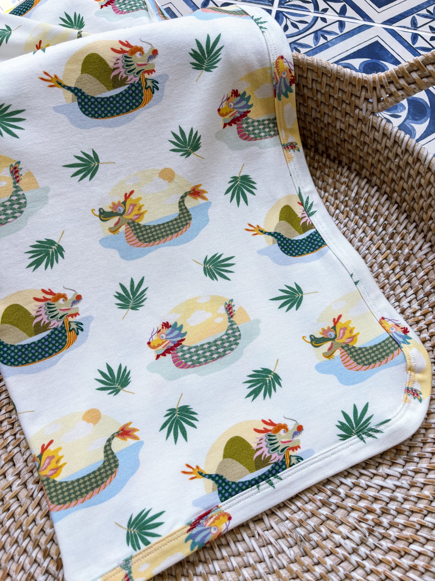 ORGANIC Dragonboats Swaddle|Wrap|Blanket